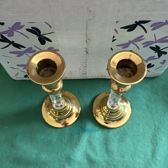 Partylite 6.5” candlestick pair - Picture 2 of 3